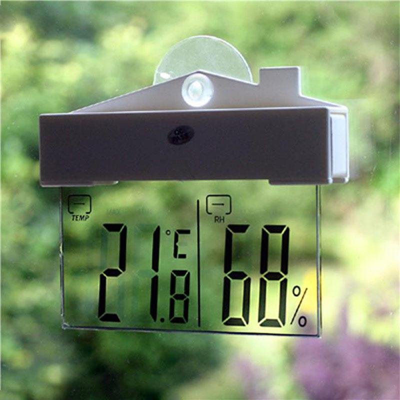 

Digital Weather Station Suction Cup Indoor Outdoor Weather Station Suctio Large LCD Window Hydrometer for Baby Bedroom China Mainland