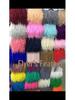 Ostrich Feather Fringe - Various Colors, 10-15cm, 1 Meter for Clothing Accessories