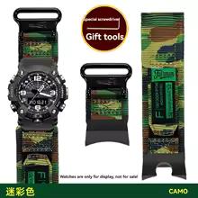 Per Casio G-SHOCK mudmaster GWG-1000/GB serie cinturino per orologio in tela di nylon sportivo da alpinismo per uomo accessorio braccialetto