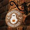 Halloween Pumpkin Wooden Door Sign Hanging Wall Decor Party Supplies