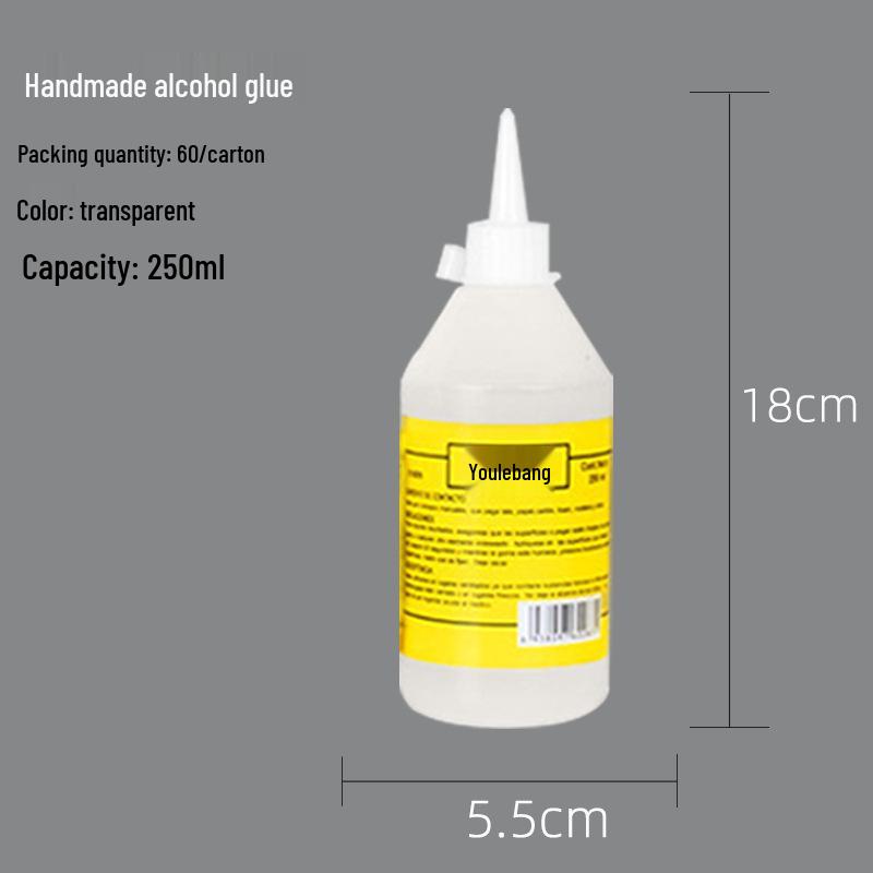 Kids' DIY Transparent Alcohol Glue - 30ml for Crafts: Ideal for Non-woven Fabric, Kindergarten Projects, Hemp Rope & Handmade Creations