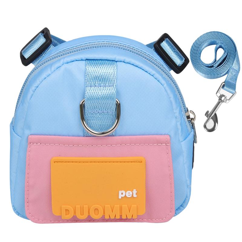 Waterproof Pet Backpack For Dogs Puppy Bag With Harness Collar Travel Outdoor Dog Snacks Backpack French Bulldog Dog Accessories