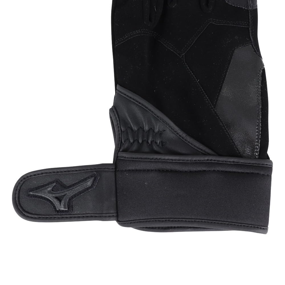 Mizuno Global Elite ZeroSpace Baseball Fielding Left High School Baseball Rules Compliant 1EJED28090 Glove, Hand, Model, (Black/M/Men's)