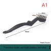 3Pcs Curved Handle Brush Kit Wire Brush Set For Cleaning Welding Slag And Rust Removal Industrial Scrubbing Brush
