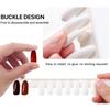120 Colors Nail Color Display Book Disassemble Snap On Design Nail Display Book with 120Pcs Nail Tips White for Manicurist