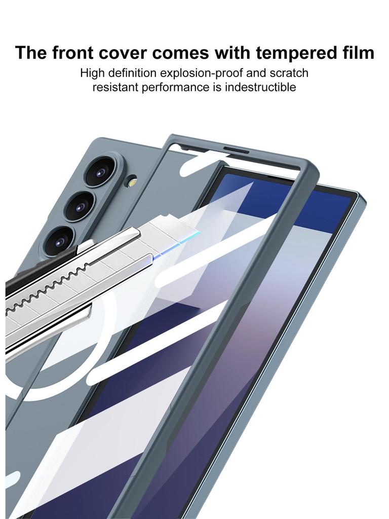 Samsung Z Fold7 Magnetic Wireless Charging Protective Case with Car Mount Holder