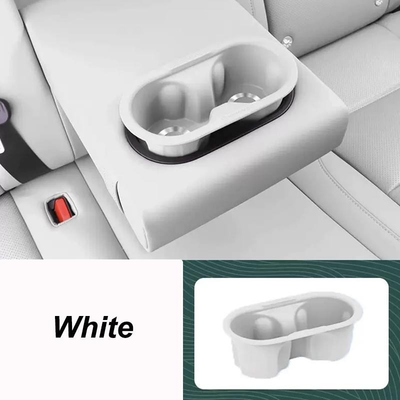 For Leading Ideal LiXiang L6 2024 2025 Rear Armrest Silicone Water Coasters Interior Accessories