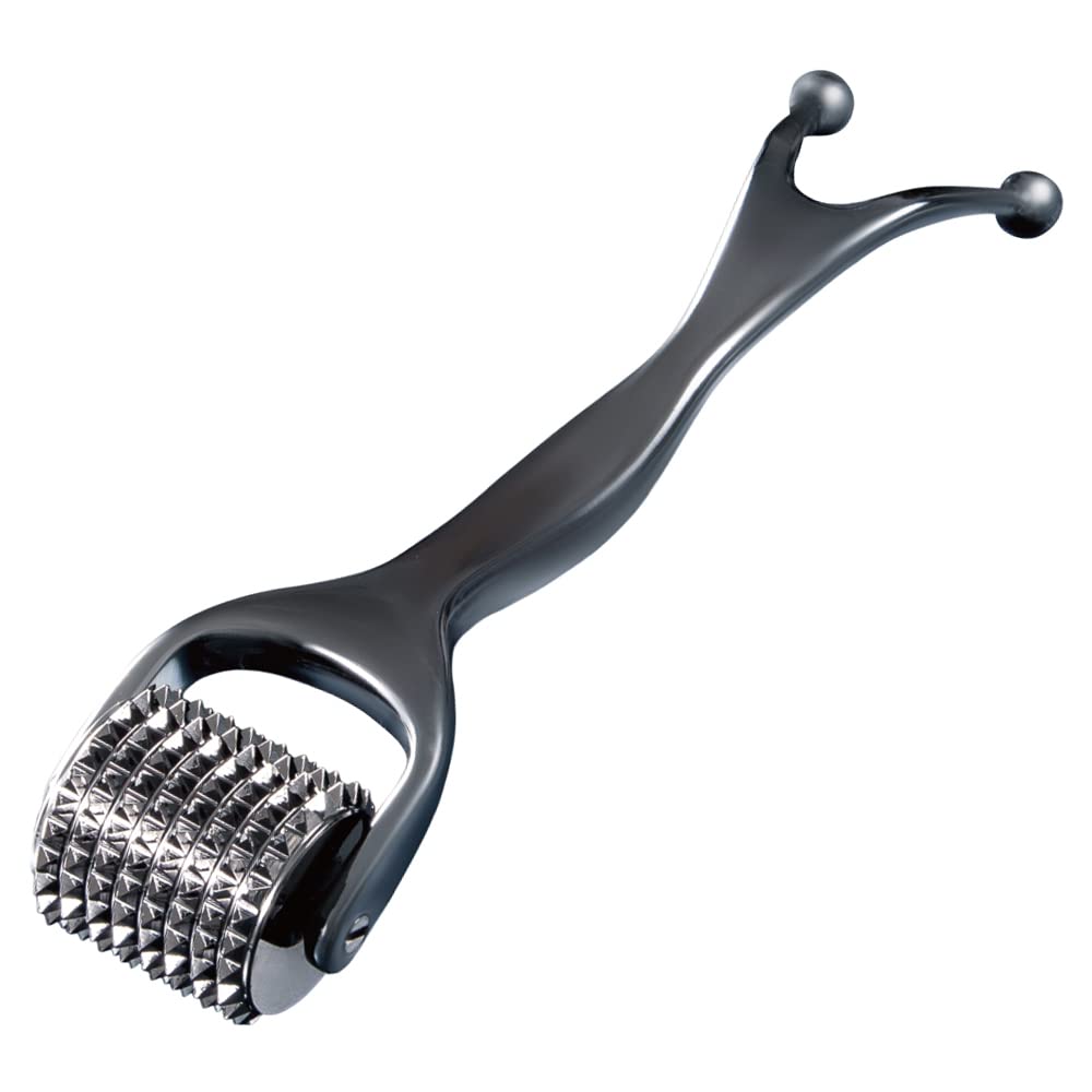 Alphax Massage Roller, Scalp Massage, Head Spa, Heat Conduction Scalp Roller, Black