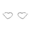 Boucles d'oreilles chics en forme de cœur pour femme: Design unique, tendance et audacieux