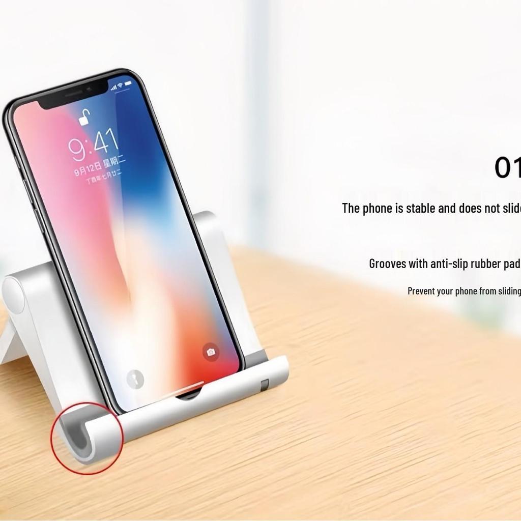 Universal Adjustable Folding Stand for Mobile Phones and Tablets