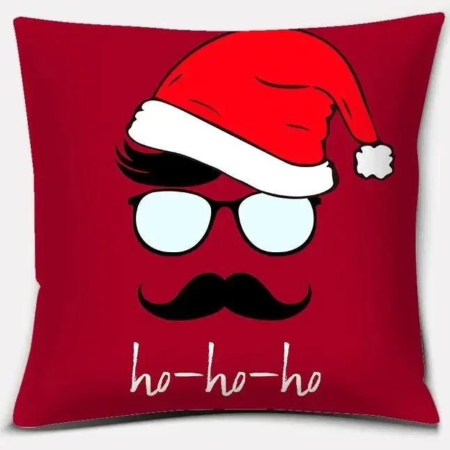 Christmas Themed Pillowcases Car Accessories Office Santa Claus Living Room Sofa Home Decoration Pillowcases