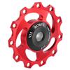 Lightweight 11T Mountain Bike   Rr Derailleur Pulley   Wheel (Black Red)