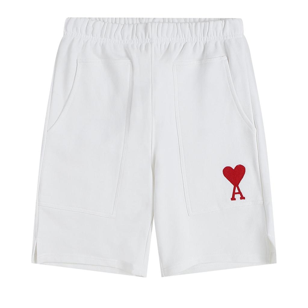 AMI Męskie codzienne spodenki z dużą kieszenią, luźne spodenki z czystej bawełny, sportowe, outdoorowe, codzienne spodenki do biegania