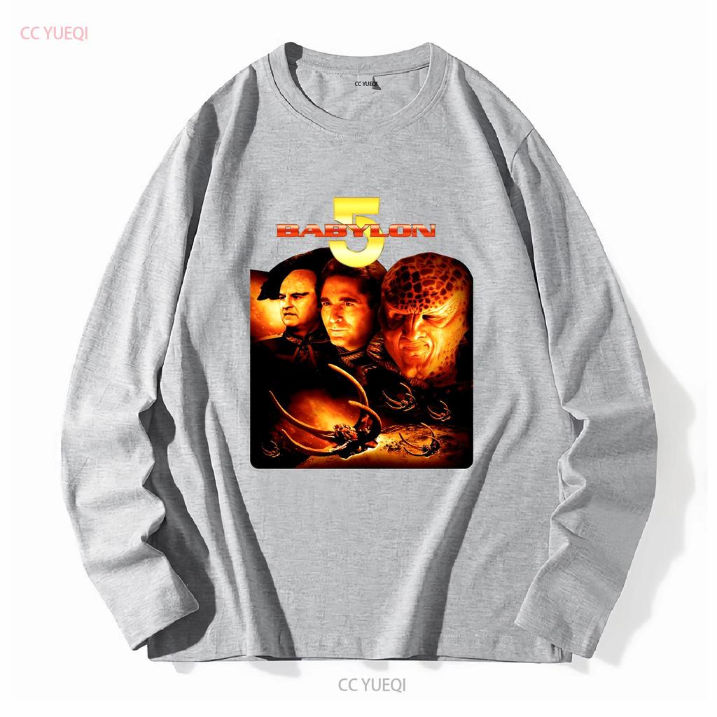 Babylon 5 90er Jahre Science Fiction Sci Fi TV Show T Shirt Im Used Look Gr Vintage Washed Designer Clothes Slightly Stretched