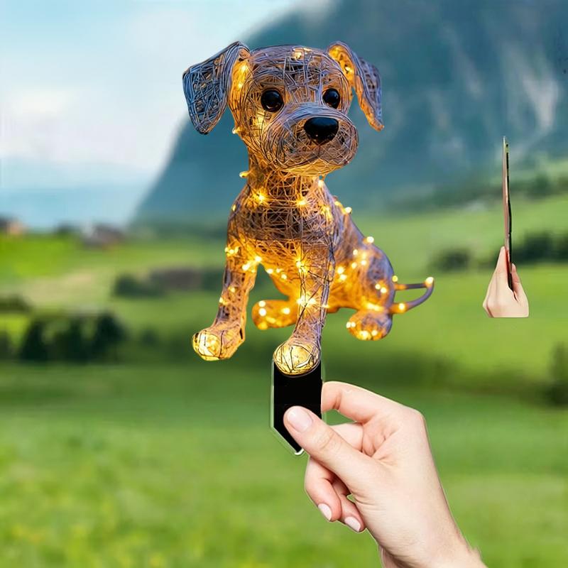 2D Flat Neon Color Cat Garden Stake Whimsical Animal Yard Decor for Outdoor Garden Flowerbed Standout Ornament