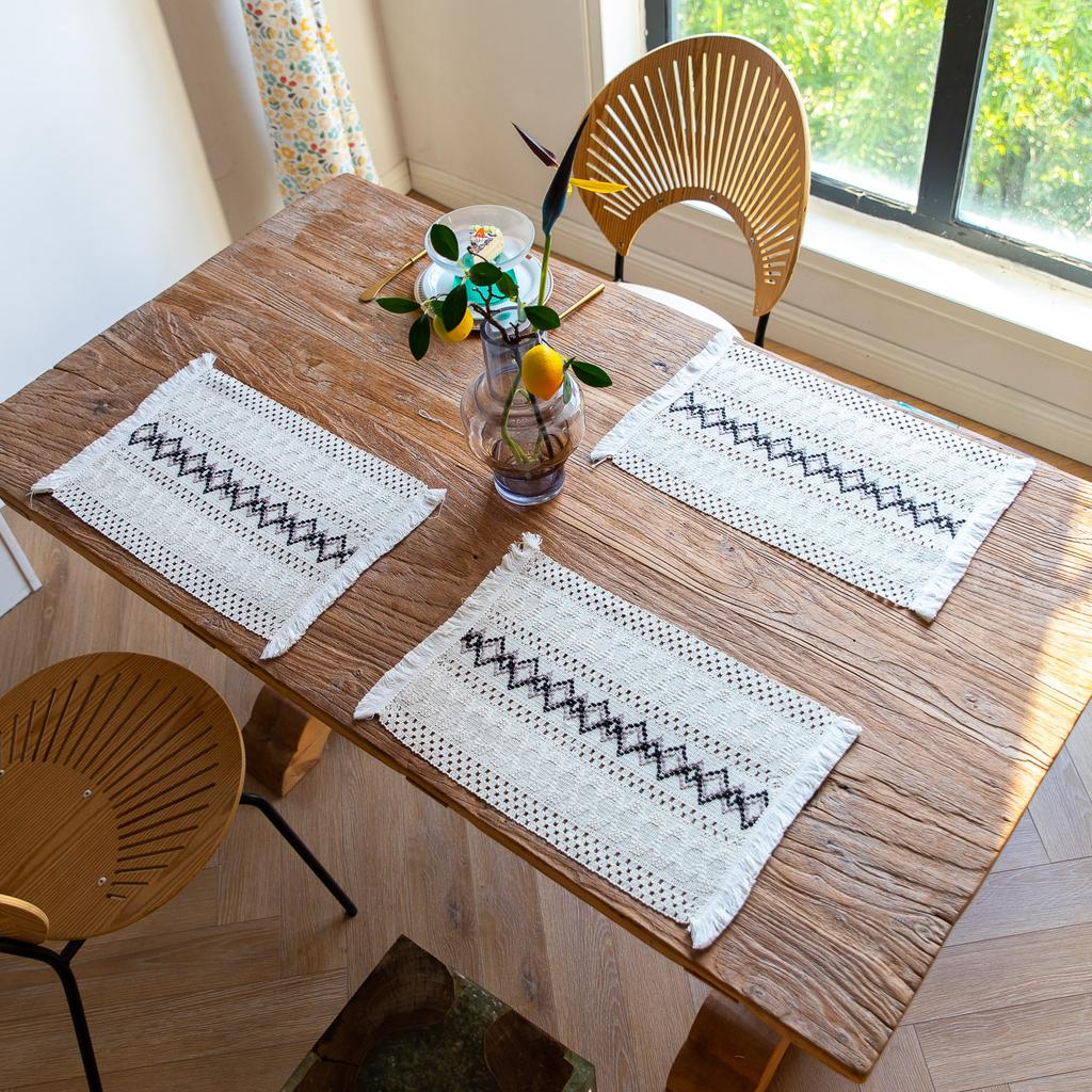 Einfache westliche Essmatte Einfacher Homestay Untersetzer Schüsselmatte Wärmeisolierung Rutschfest Verdickt Koreanische Tischmatte