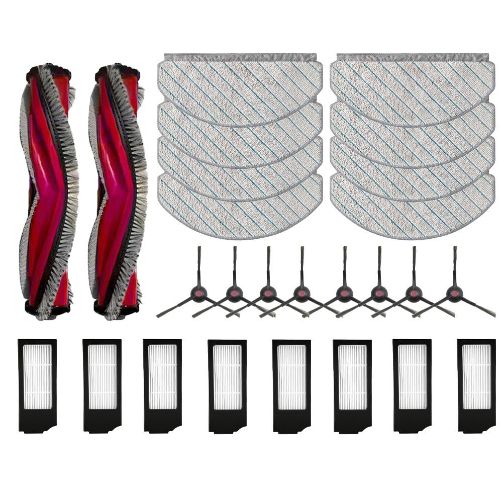 1 Set For Yeedi For C12 For Pro Plus Main Side Brush Filter Mop Cloth Kit Vacuum Cleaner Accessories Spare To Replace