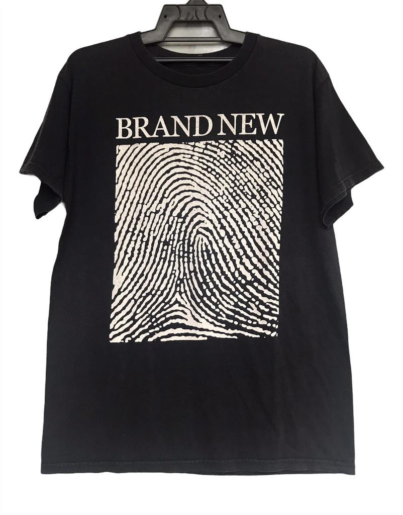 Vtg Brand New Band Rock Music Heavy Cotton Black Full Size Unisex Shirt US213