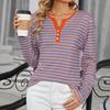 Long Sleeve Shirts For Women Print Graphic Tees Blouses Casual Plus Size Basic Tops Pullover