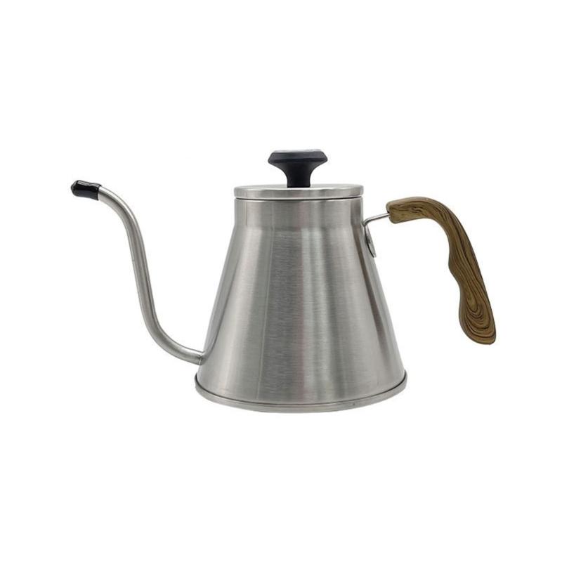 Stainless Steel Gooseneck Kettles 1.2L Feature Thermometers and Hot Resistant Handle for Accuracy Pour Coffee
