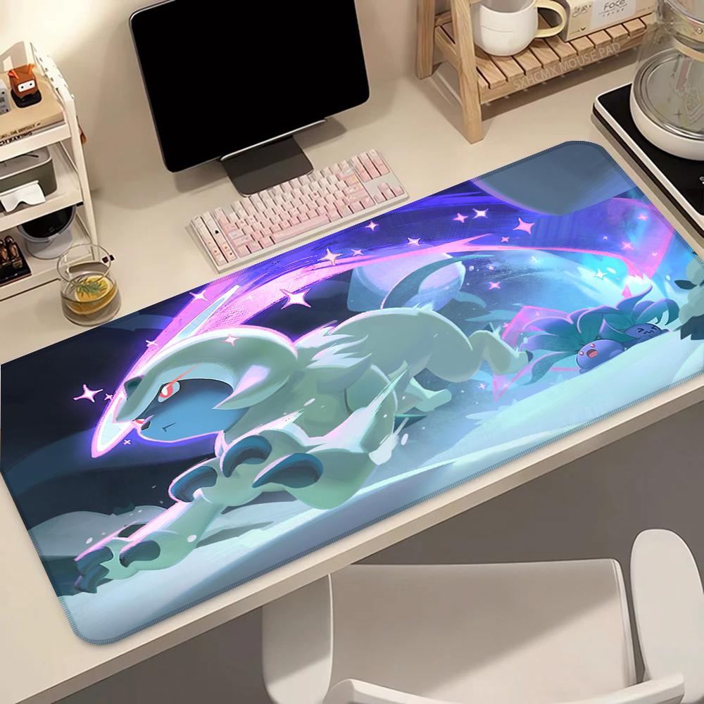 Large Gaming Mouse Pad with HD Print P-Pokemons Absol Design for PC Computer Keyboard Desk Mat Carpet Table Accessories