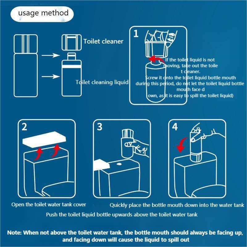 3pcs Toilet Cleaner Bathroom Cleaner Mold Removal Spray Toilet Bowl Cleaner  Liquid