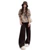 Women's European Retro Print Hooded Sweatshirt - Loose, Versatile Winter Long Sleeve Top