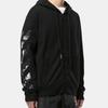 OFF WHITE Caravaggio Square Slim Zip Hoodie OMBE001S20E300051088