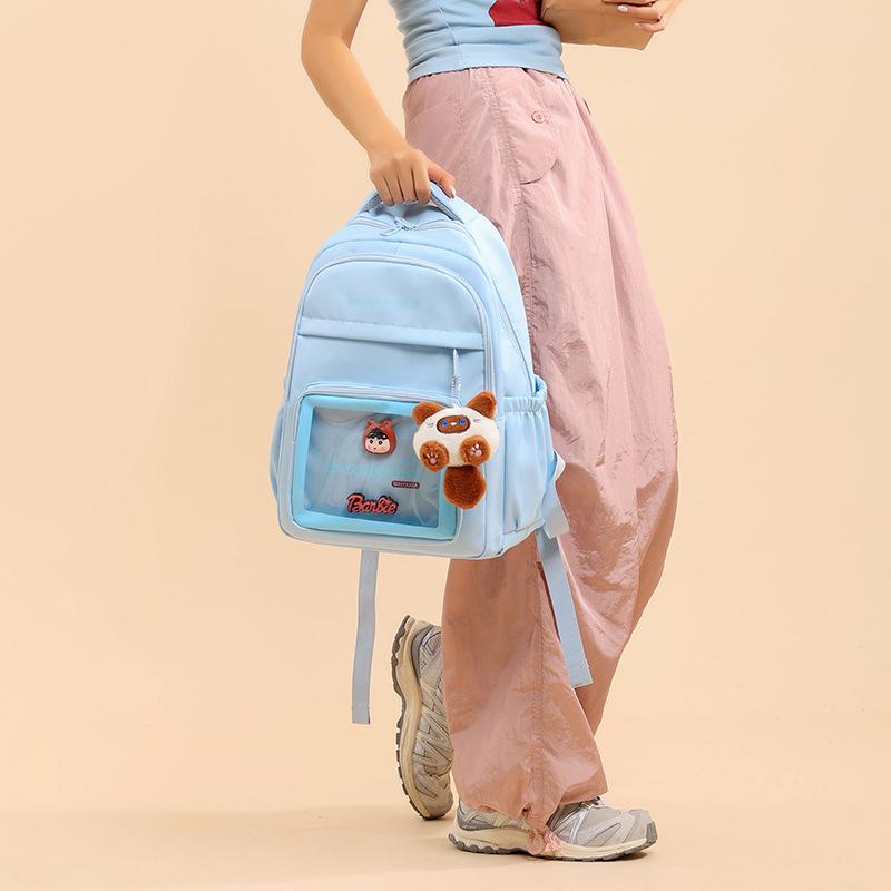 

Japanese Casual Girl s Cute Transparent Backpack - Small Capacity, Fresh and Versatile Ita Bag 41x30x20 cm світло-синій колір