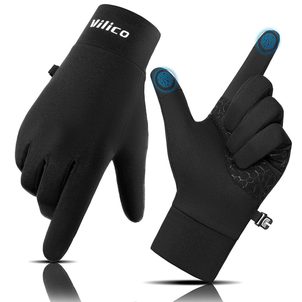 Sport Outdoor Laufen Herren Winter Warm Gestrickt Touchscreen Fahrradhandschuhe Damen Herbst/Winter Dünne Edition mit Samt