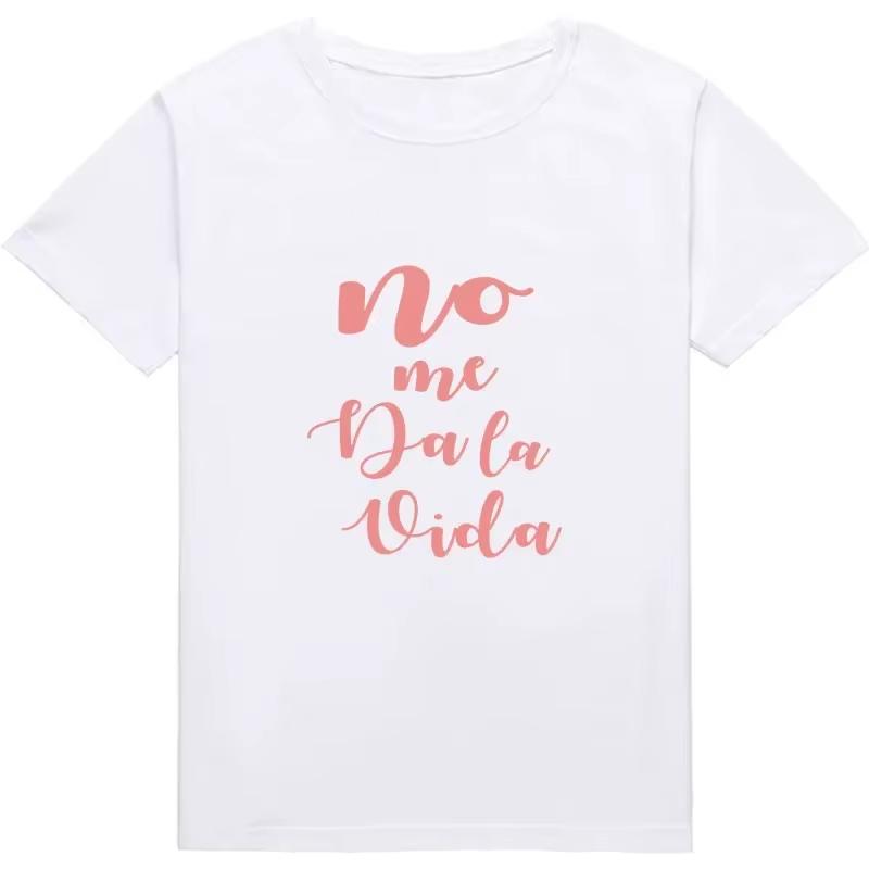 2025 Summer New Retro and Trendy Letter-printed T-shirt Loose and Casual Short-sleeved Cotton Sport Top for Men and Women