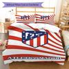 Ensemble couette et taies d'oreiller Atleti Décoration de maison Cadeau d'anniversaire (1 housse de couette + 2 taies d'oreiller, sans garniture.)