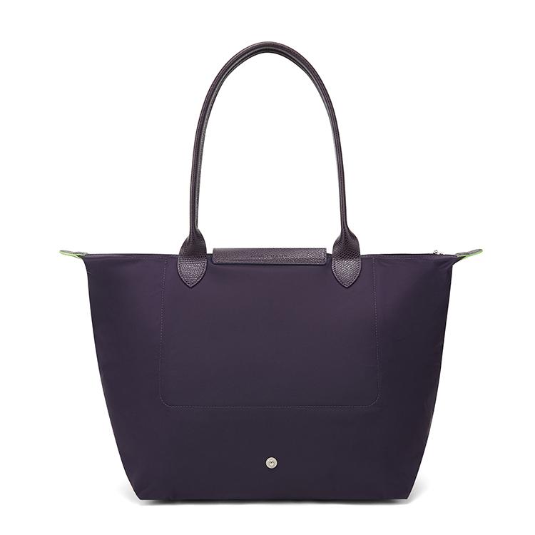 Longchamp Le Pliage Green Zipper Closure Recycled Polyamide Canvas Tote Bag Women Tote Raspberry 2605919645
