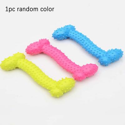 1pc-Bone Resistant Molar Ball Dog Toy Suitable for Puppy Teeth Training Pet Chew Toy Pet Supplies