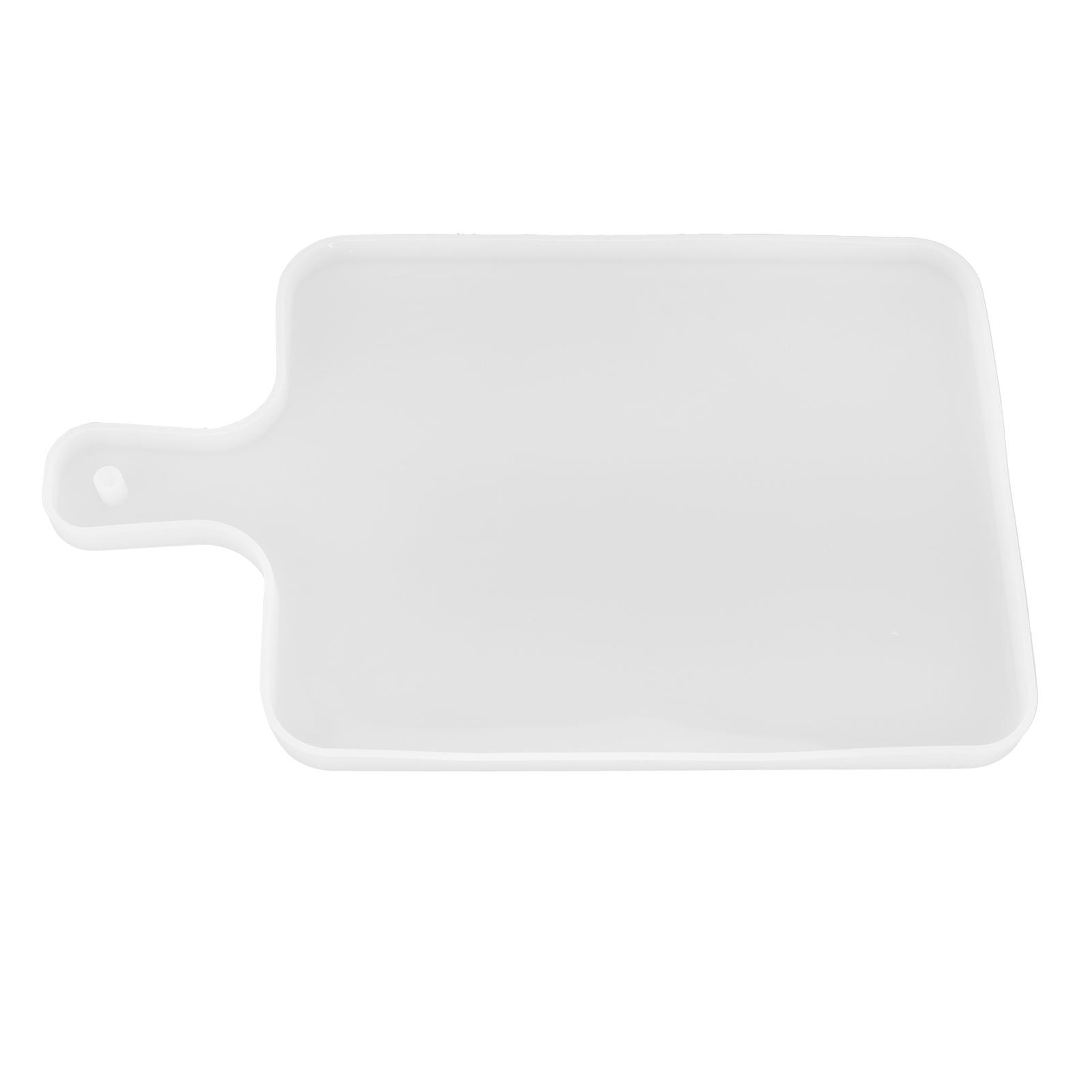 

Silicone Tray Mold with Handle DIY HandMade Epoxy Resin Casting Coaster Fruit Dinner Plate