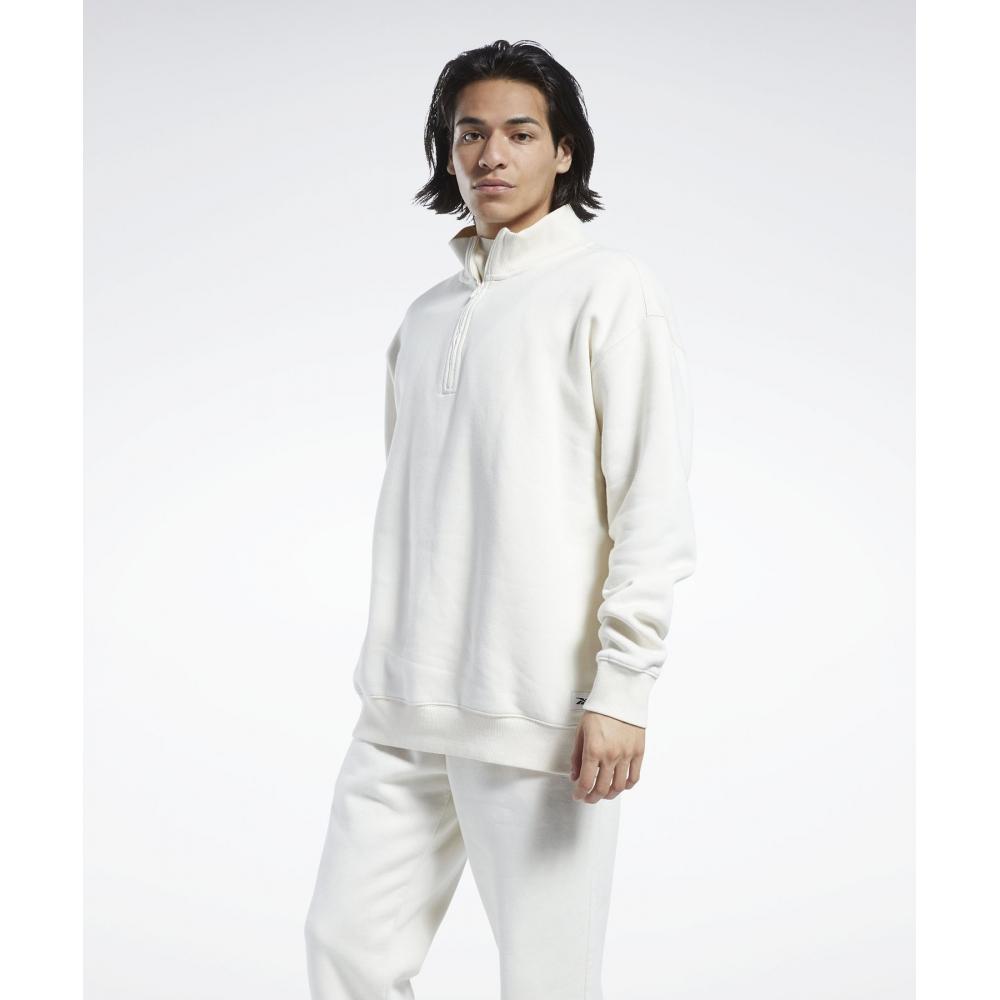 

Толстовка REEBOK Natural Dying на молнии цвета слоновой кости HG1585