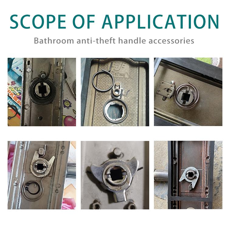 10Pcs The handle torsion spring Anti-theft door lock spring  Electronic lock spring Various specifications torsion spring