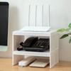 Stackable Plastic Router Storage Rack Space-Saving Desktop Cable Organizer Home Office Holder For Set-Top Box,WiFi Router