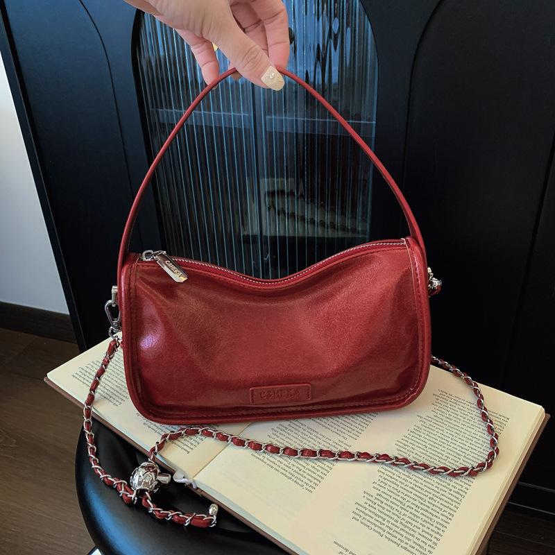 Small Bag Women's New Summer Versatile Chain Messenger Bag High-end Portable Pillow Bag