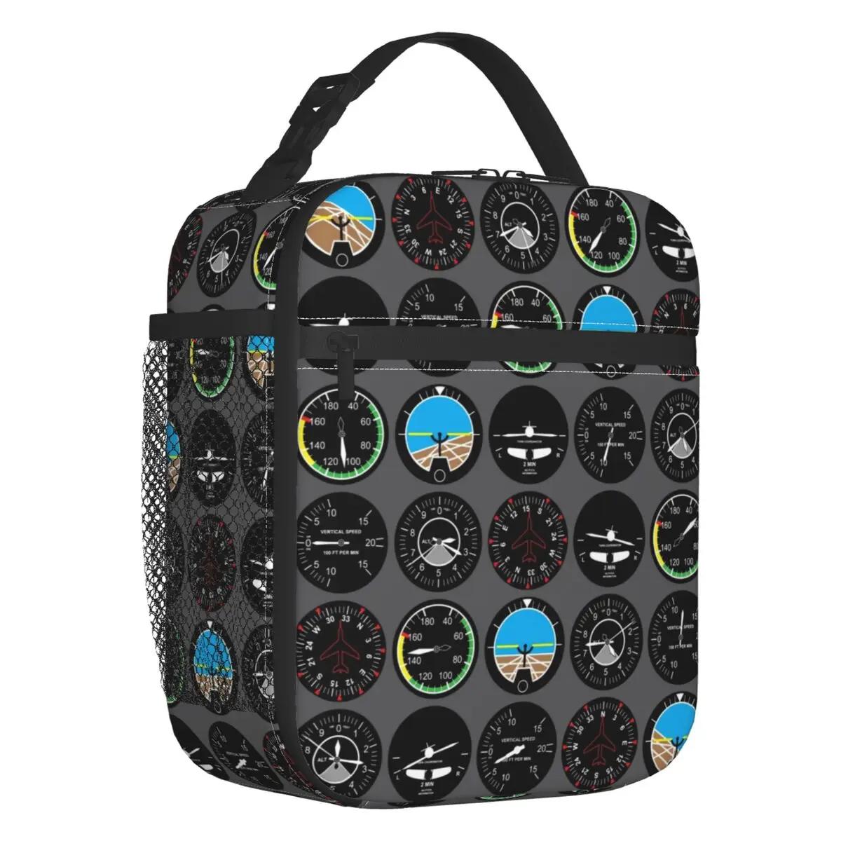 

Born To Fly Captain Stripes Flight Pilot Lunch Boxes Многофункциональный авиационный охладитель для самолета Термосумка для еды Изолированная сумка для обеда 26x21x11CM серый