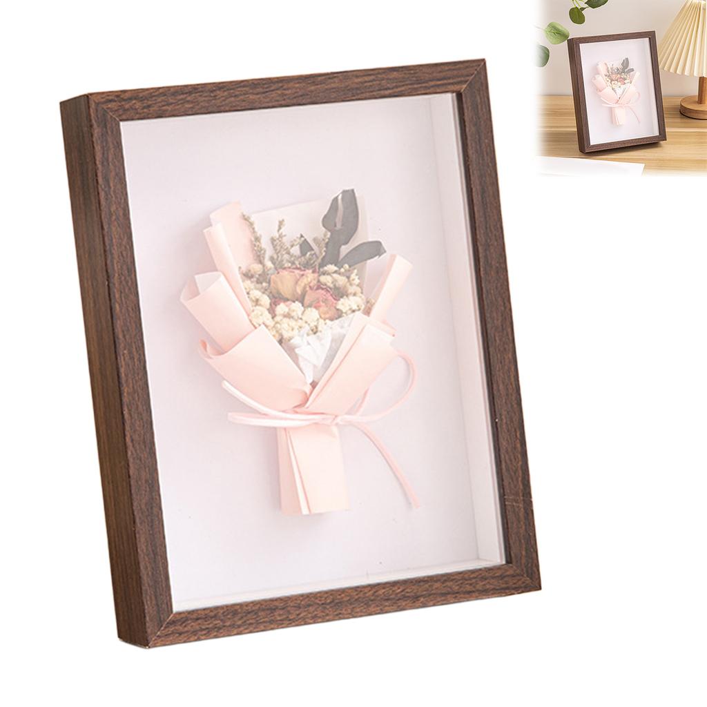 Acrylic Shadow Box Frame A4 Size 5cm Depth for DIY Flower Art Decoration