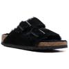 Birkenstock Arizona Suede Soft Sole Comfortable Fashion Sandals Men Sandals Black 0752663