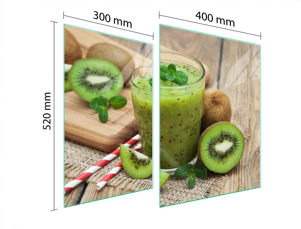 SZKLANA PŁYTA OCHRONNA NA KUCHENKĘ 70x52 KIWI