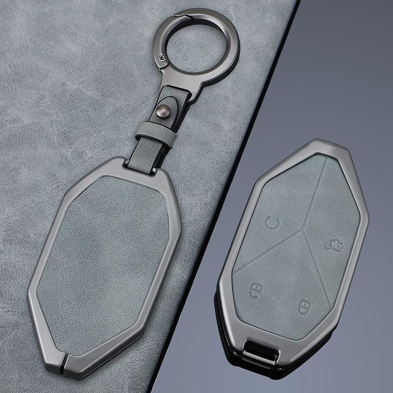 Leopard 5, 7, 8 Titanium Key Case with Metal Buckle - Dedicated Protective Shell