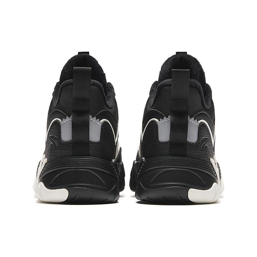 Anta Back Rise 1.0 Comfortable Cushioning Moisture Wicking High top Casual Shoes Women's Black 922348904-2