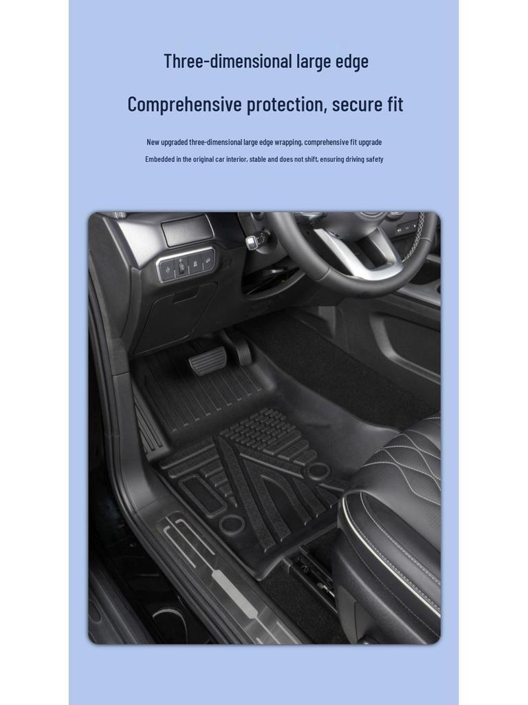 Honda 2022+ 11th Gen Civic Sedan LHD TPE Floor Mats & Trunk Mat