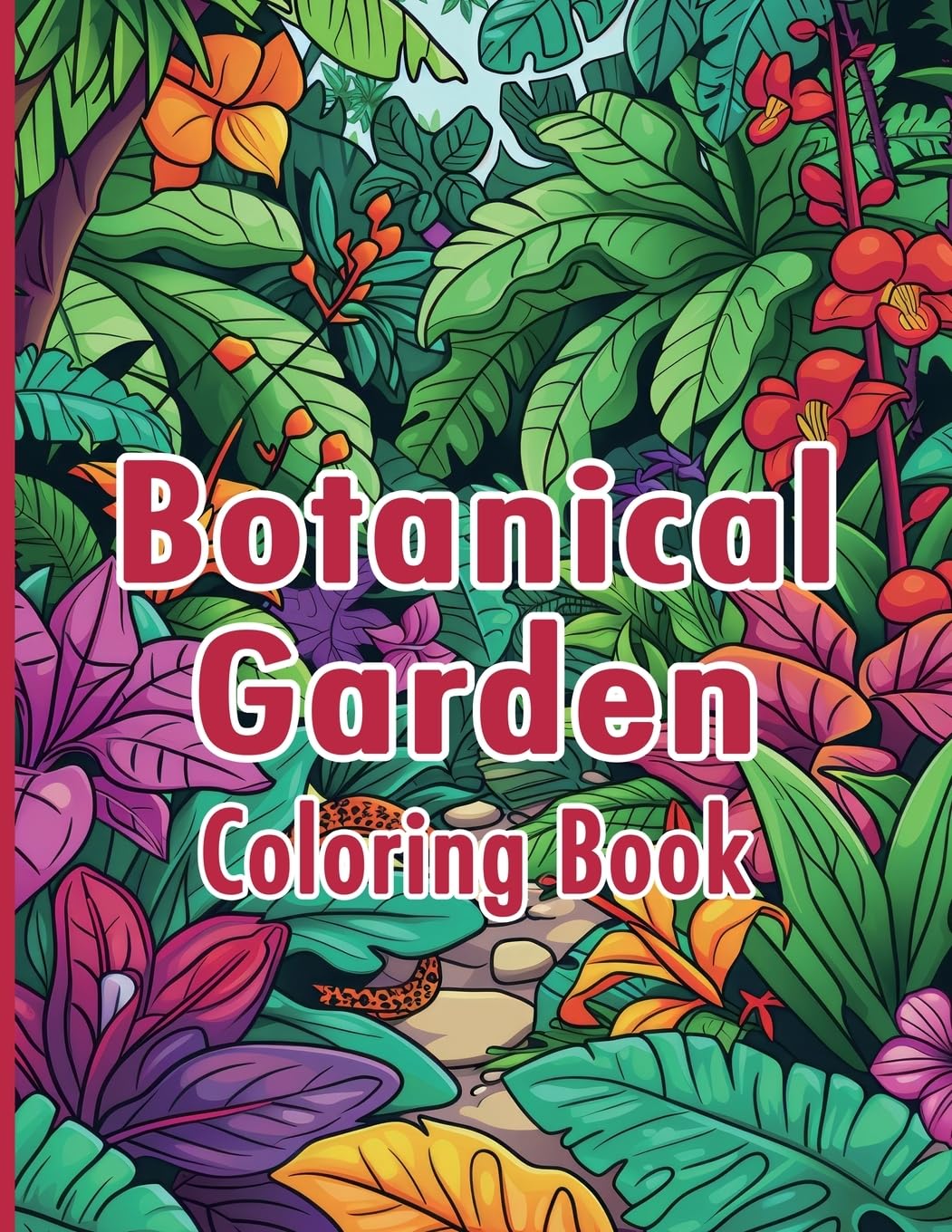 

Botanical Garden Coloring Book: A Serene Journey Through Nature s Wonders