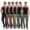 European & American Style Men's Loose Multi-Pocket Overalls - Trendy Casual Large Size Pants
