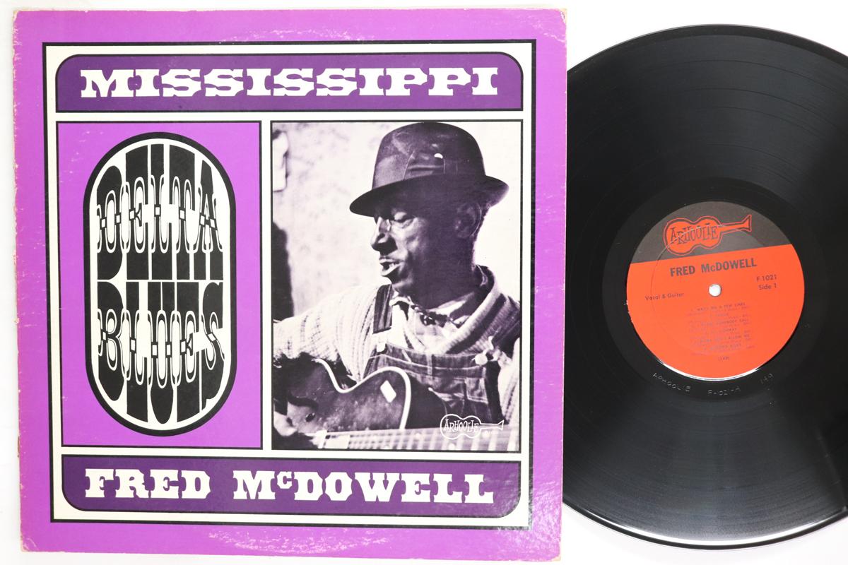 LP Record MISSISSIPPI FRED MCDOWELL  Delta Blues F1021 ARHOOLIE 1965 US Blues Used