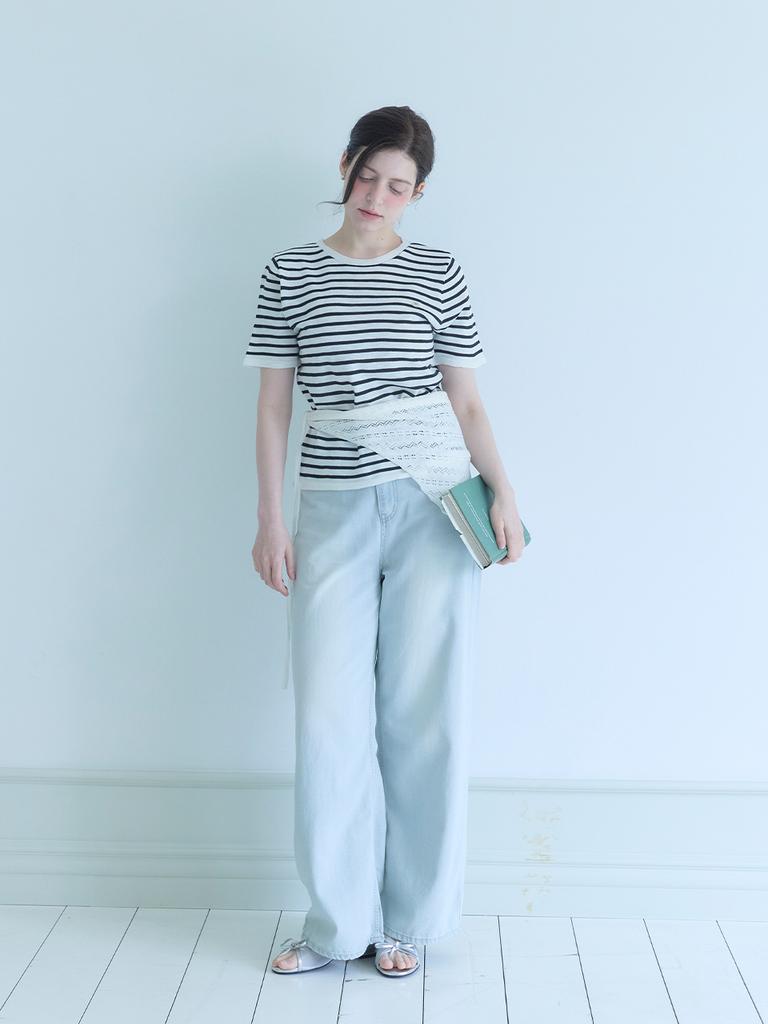 Mejongleuhaleu That'S Striped Knit (Courtyard Set) 2 Colors